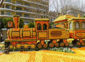 Фестиваль лимонов в Ментоне, Франция