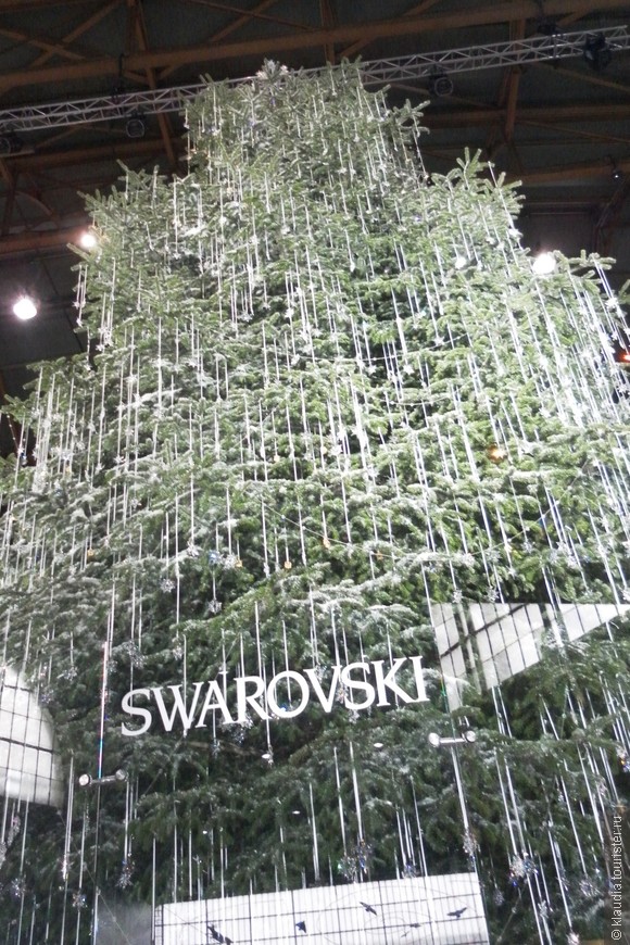 рождественская елка в Цюрихе, рождественская елка сваровски, куда поехать на выходные, елка Swarovski 