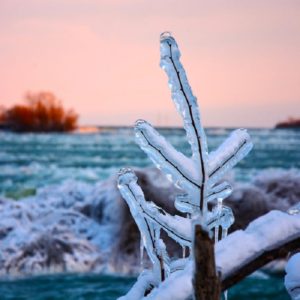 Ниагарский водопад зимой, куда поехать на выходные, ниагарский водопад фото