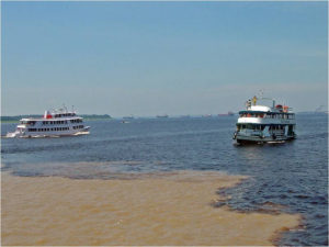 Куда поехать на выходные, куда поехать в Бразилии, куда поехать на выходные, слияние двух рек, слияние двух морей