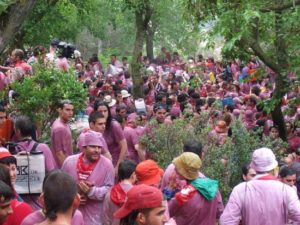 Винные бои в Аро,Винные бои в Испании, куда поехать на выходные в Европу, куда на выходные слетать в Европу, фестивали Испании