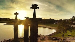 Памятник Мечи в камне (Sverd i fjell) в Норвегии