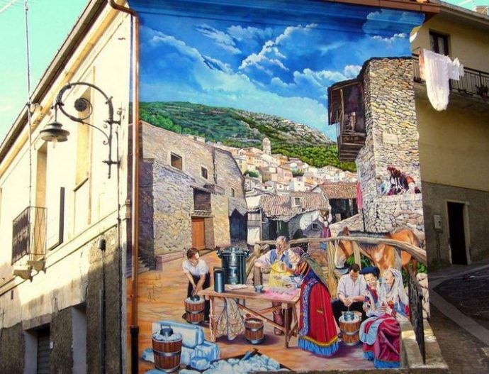 Сад поющих камней Сардинии,Сан Сперате муралес, настенная живопись Сан Сперате, Сан Сперате Сардиния, что посмотреть в Сан Сперате, что посмотреть в Сардинии, куда поехать на выходные в Италии