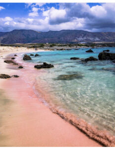 Пляж Элафониси Крит, пляж Элафониси как добраться, пляж Элафониси на карте, розовый пляж Элафониси Крит