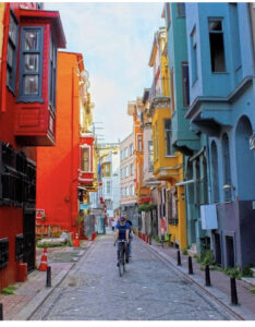 Инстаграмные места Стамбула, цветные домики Стамбула