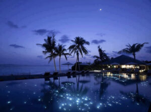 светящийся пляж Мальдив, светящийся пляж острова Ваадху